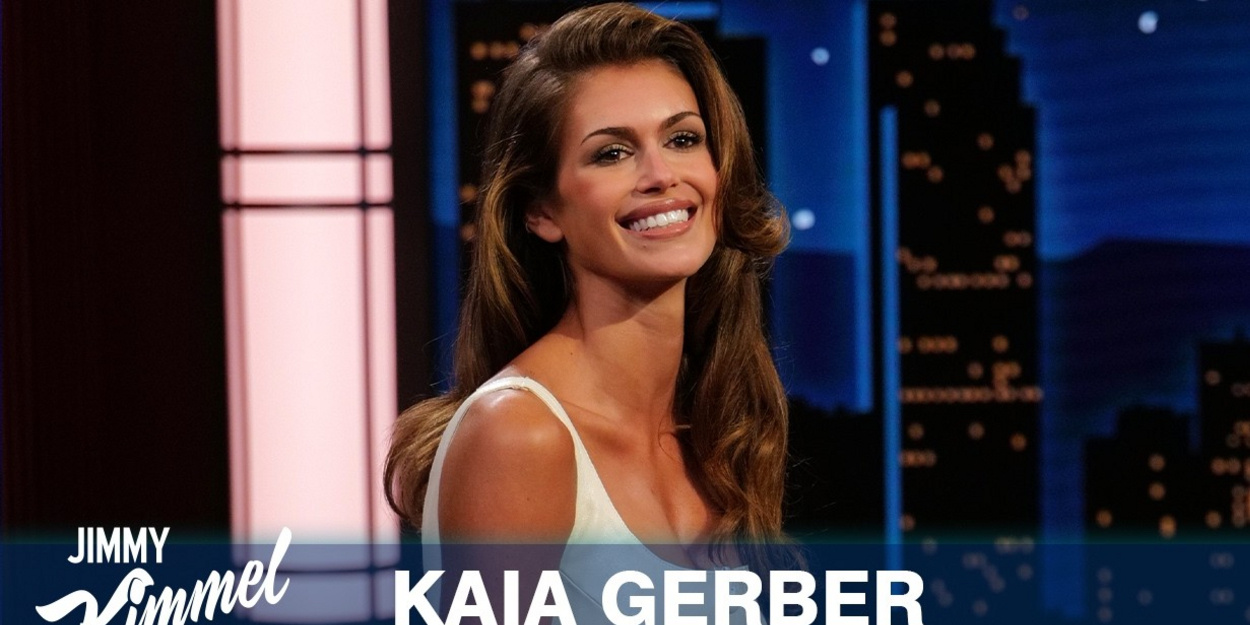 Kaia Gerber Talks Resemblance to Cindy Crawford, George Clooney Prank on KIMMEL Video