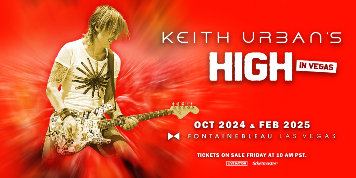 Keith Urban to Bring Exclusive Show to Las Vegas This Fall  Image