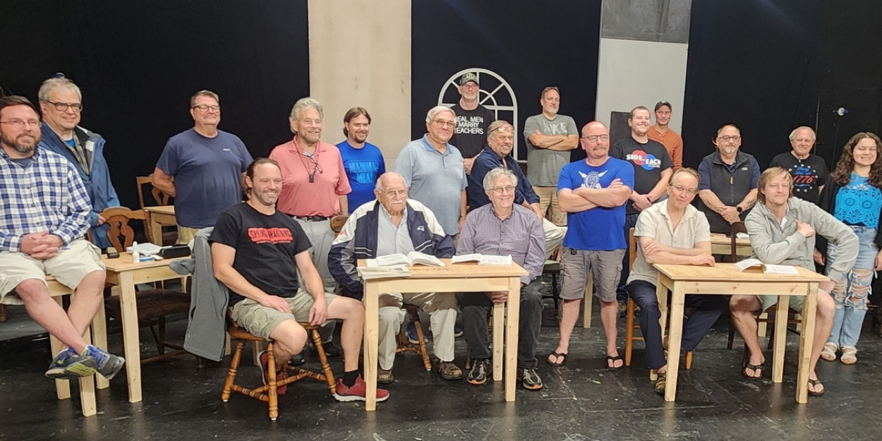 Cast Set for 1776 at Lewiston-Auburn Community Little Theatre Photo