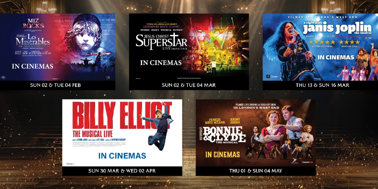 LES MISERABLES, JESUS CHRIST SUPERSTAR, and More Will Come to UK Cinemas This Spring Photo