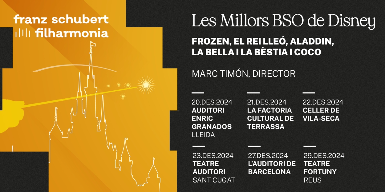 La Filharmonia de Franz Schubert lleva LES MILLORS BSO DE DISNEY por Cataluña estas navida Photo