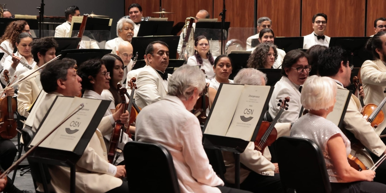 La Orquesta Sinfónica Nacional Inicia Temporada Con Obertura Festiva, De Carlos Vidaurri, Photo