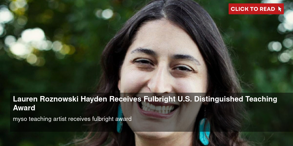 Lauren Roznowski Hayden Receives Fulbright U.S. Distinguished Teaching Award - Vimarsana News