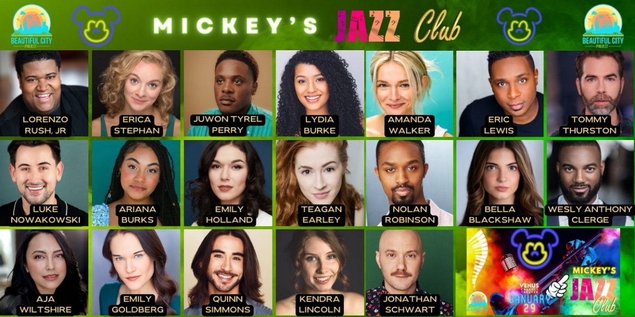 The Beautiful City Project to Present MICKEY'S JAZZ CLUB  Fundraising Cabaret 