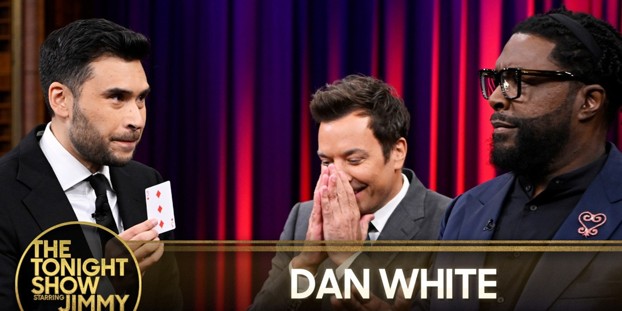 Magician Dan White Stuns Jimmy Fallon and Questlove With Dart Trick on THE TONIGHT… Video