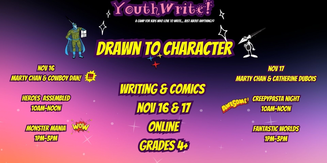 YouthWrite Announces Fall Workshops Photo