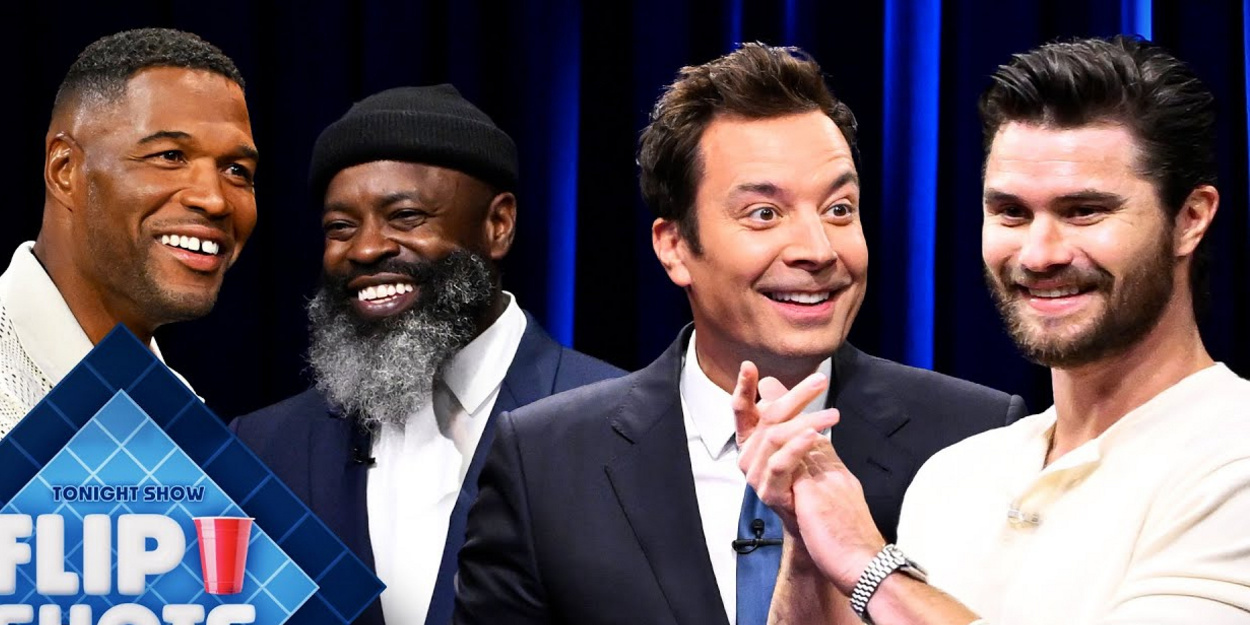 Michael Strahan and Chase Stokes Face Off in Nauseating Flip Cup Twist on FALLON Video