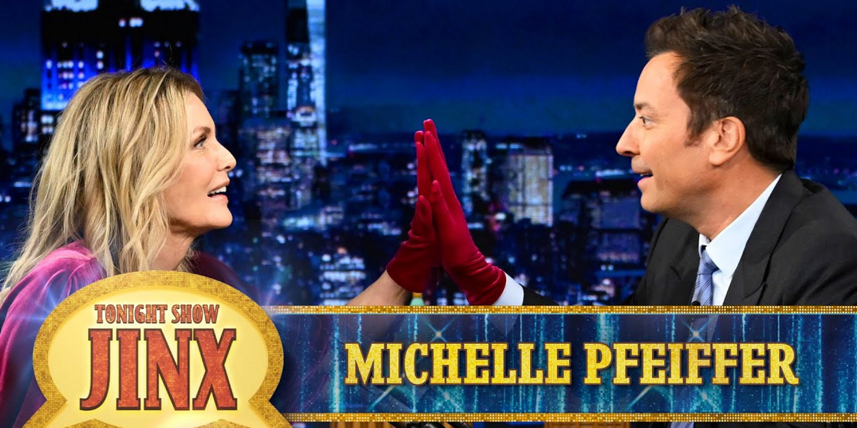 Michelle Pfeiffer Faces Off Against Jimmy Fallon in Fast-Talking Jinx Challenge Video