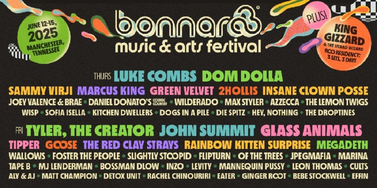 Olivia Rodrigo, Hozier, & More Join Bonnaroo Music & Arts Festival 2025 Lineup  Image