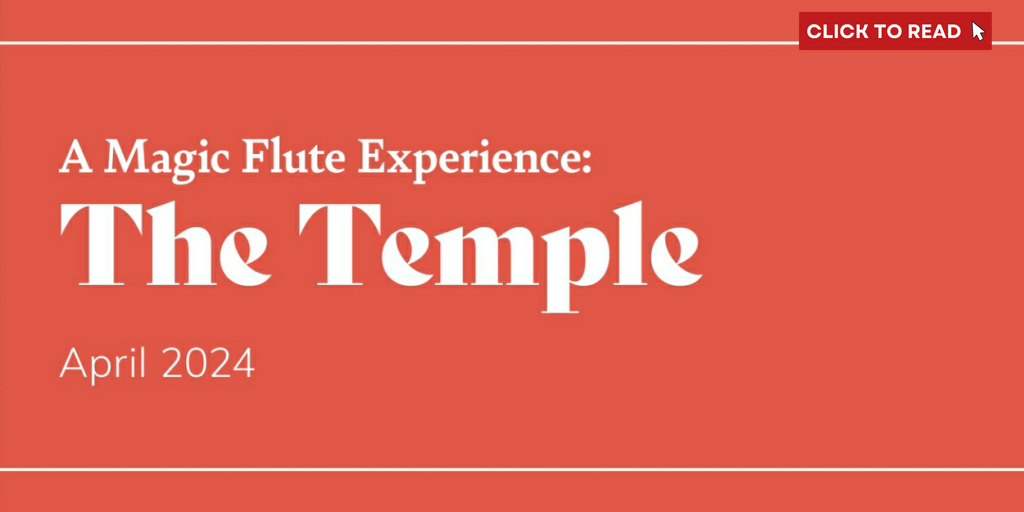 Opera Columbus to Present Immersive A MAGIC FLUTE EXPERIENCE: THE TEMPLE - Vimarsana News
