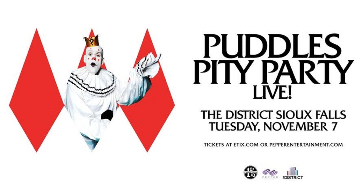 PUDDLES PITY PARTY Comes To The District, November 7 