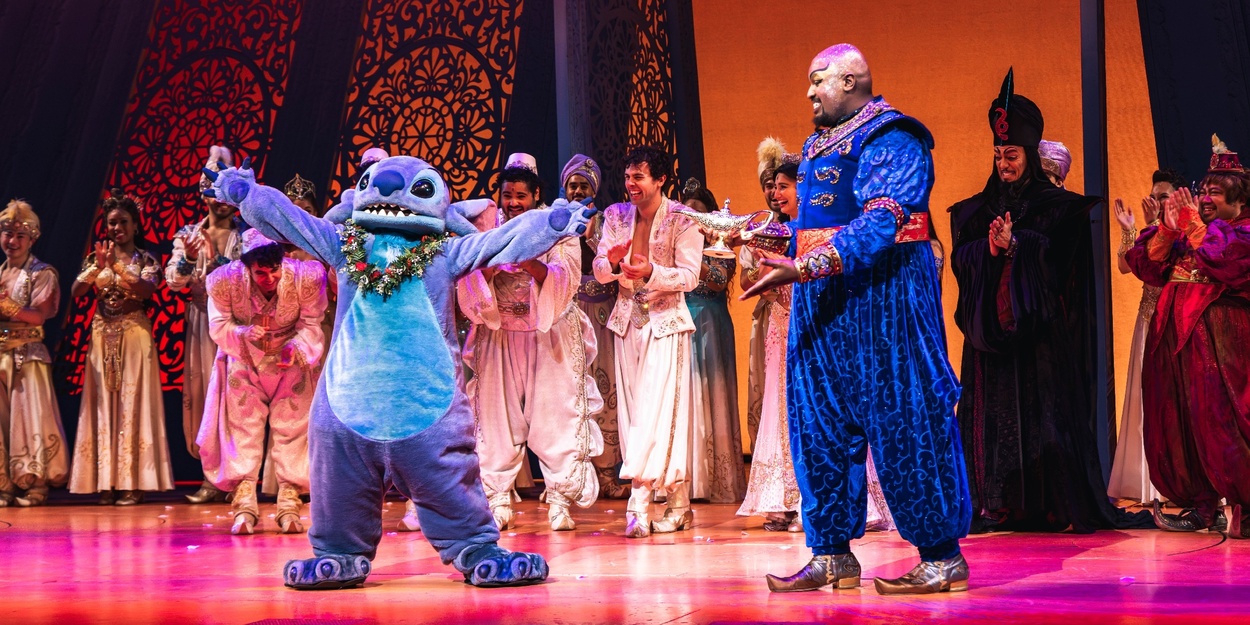 Stitch Makes Appearance at ALADDIN on Broadway Stitch Makes Appearance at ALADDIN on Broadway
