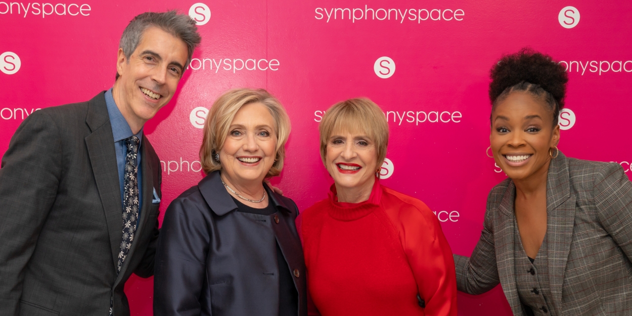 Hillary Clinton and Patti LuPone