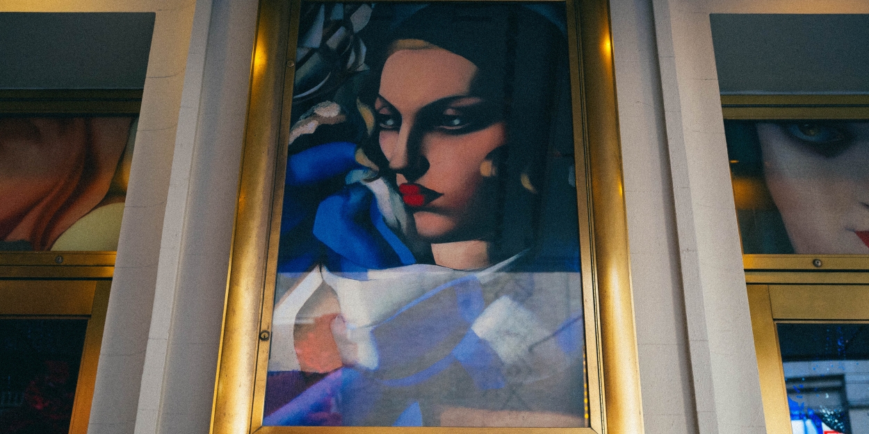Photos: Selected Works of Tamara de Lempicka Are On Display Outside the Longacre Theatre Photo