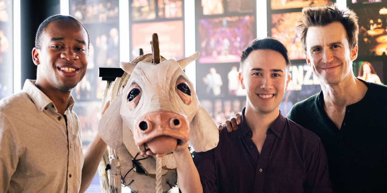 Photos: Gavin Creel, Cole Thompson and Kennedy Kanagawa Celebrate Milky White's Arrival at the Museum of Broadway Photo