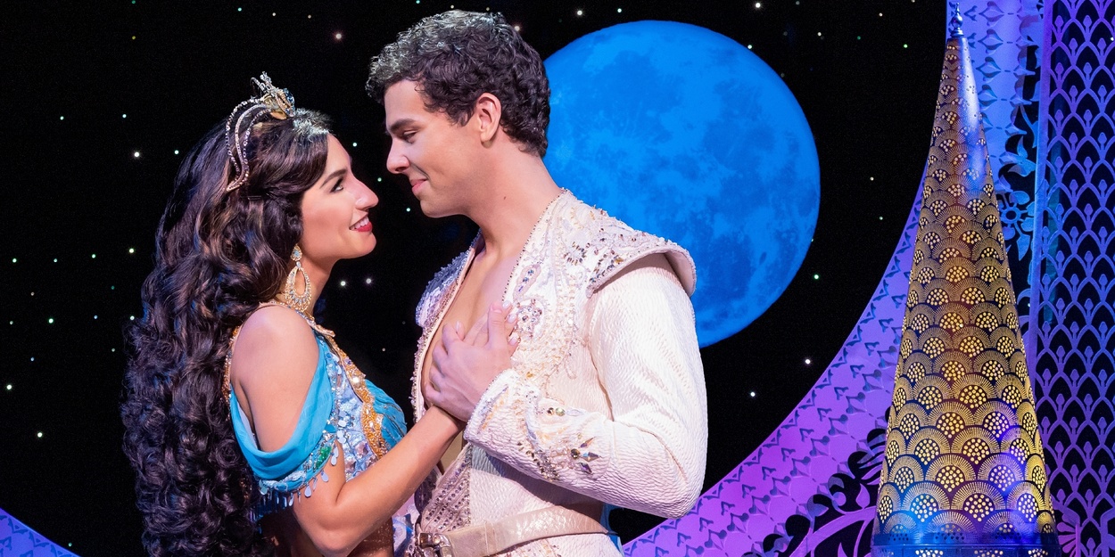 Photo: Ainsley Melham and Sonya Balsara in ALADDIN on Broadway Photo