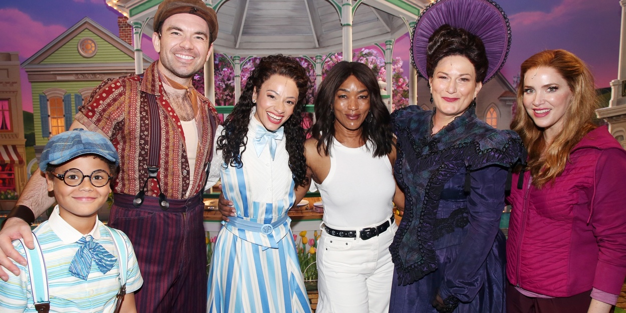 Angela Bassett Visits the Cast of SCHMIGADOON! on Broadway