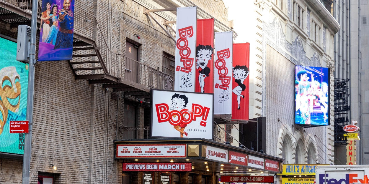 Up on the Marquee: BOOP! THE MUSICAL Photo