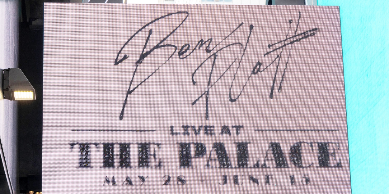 Up on the Marquee: Ben Platt LIVE AT THE PALACE Photo