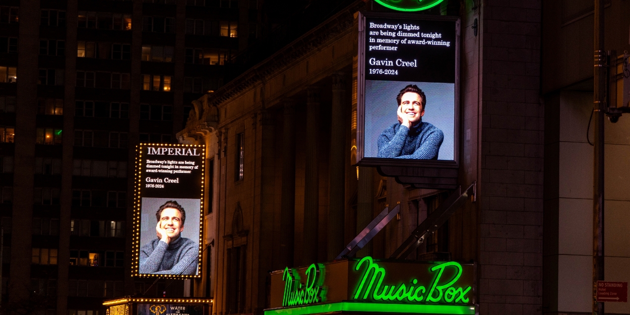 Photos: Broadway Marquees Dim In Honor Of Gavin Creel