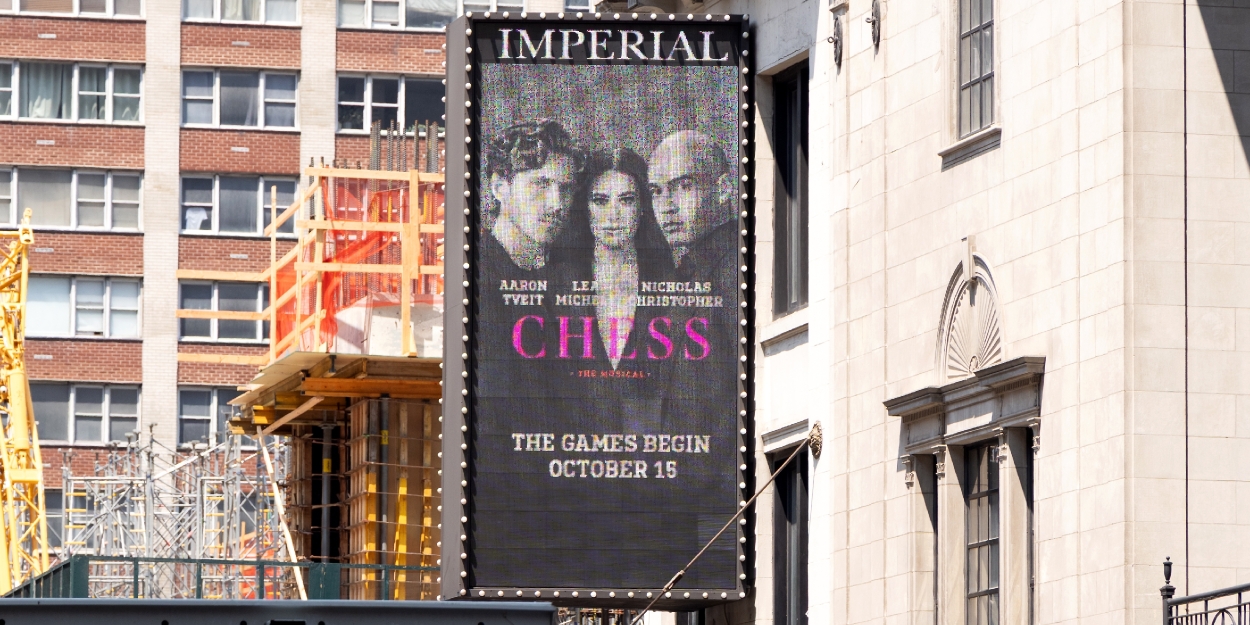 Up on the Marquee: CHESS Returns to Broadway Photo