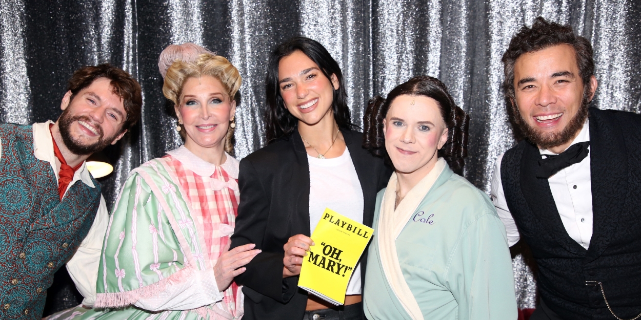 Photos: Dua Lipa Visits OH, MARY! on Broadway