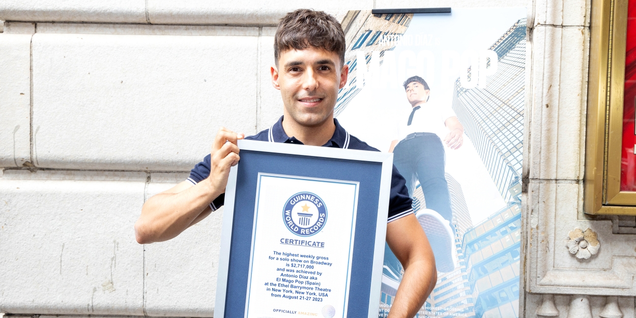 Photos: EL MAGO POP, AKA Antonio Diaz, Receives Guinness World Record Photos