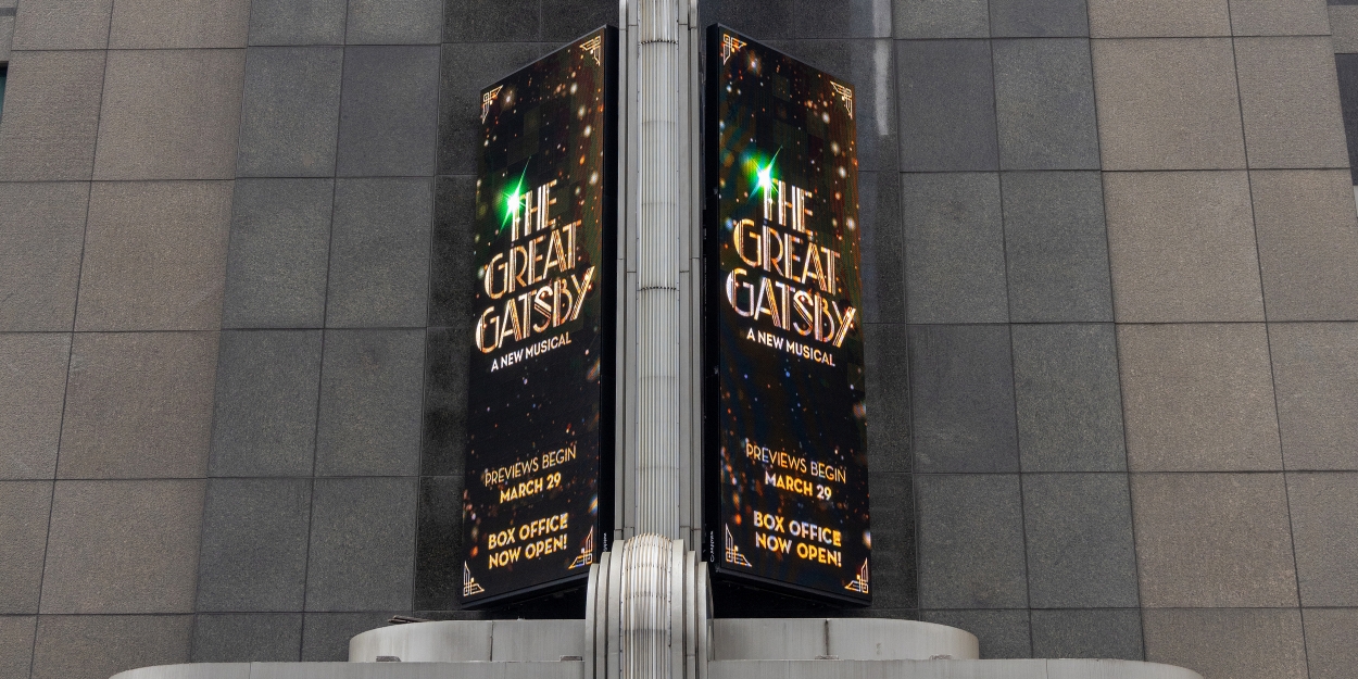 Up on the Marquee: THE GREAT GATSBY Photos