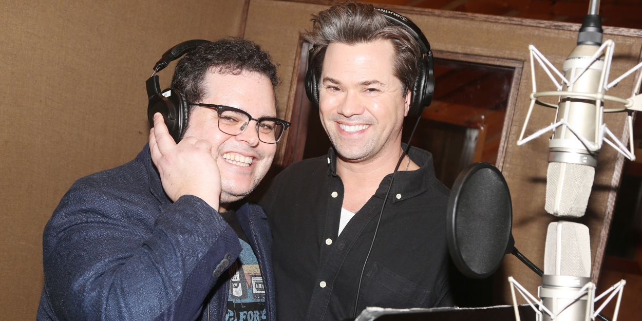 Photos: Andrew Rannells and Josh Gad Record the GUTENBERG! THE MUSICAL! Cast Rec Photos