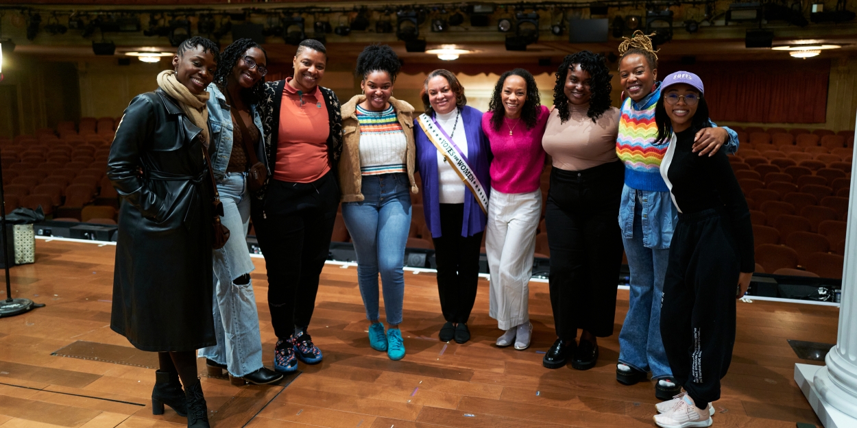 Photos: Great-Granddaughter of Ida B. Wells Visits SUFFS on Broadway Photo