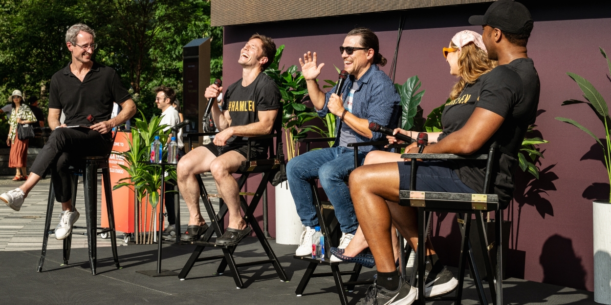 Photos: HAMILTON's Miguel Cervantes, Thayne Jasperson and More Join Talkback at Hudson Yards Photo