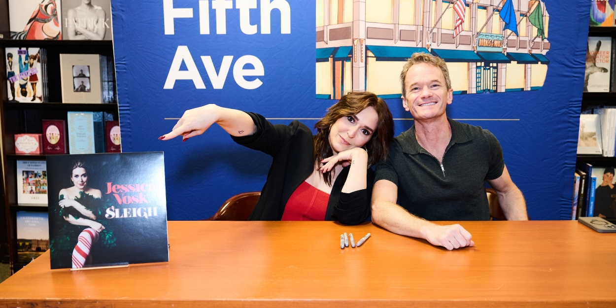 Photos: Jessica Vosk and Neil Patrick Harris Celebrate ‘SLEIGH’ Album at Signing Event Photo