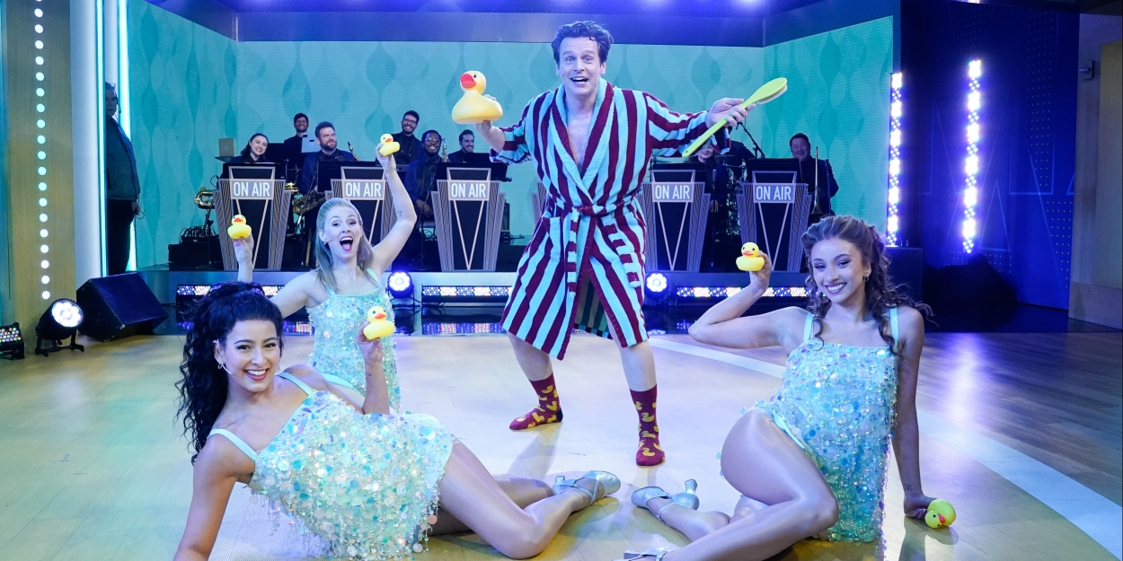 Photos: Jonathan Groff & JUST IN TIME Cast Visit GOOD MORNING AMERICA Photo