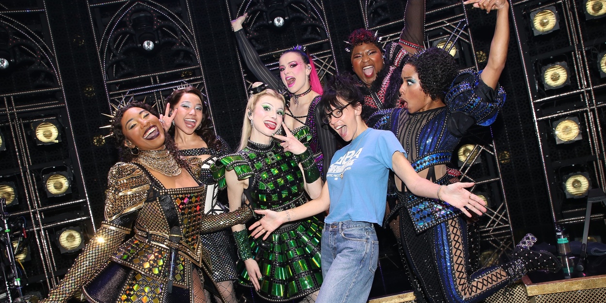 Photos: Lily Allen Visits SIX and Meets the Queens Backstage