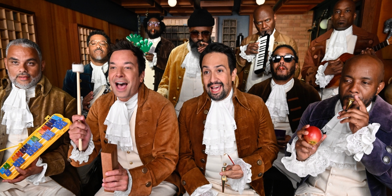 Video: Lin-Manuel Miranda Joins HAMILTON-Themed 'Classroom Instruments' on THE TONIGHT SHOW Photo