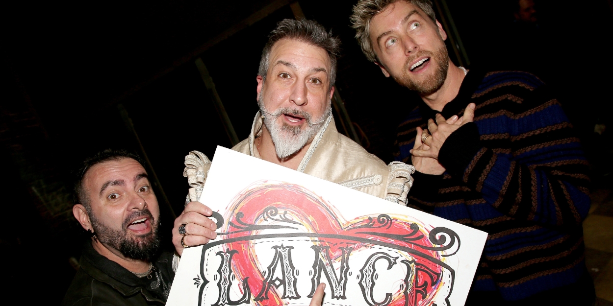 Photos: NSYNC's Chris Kirkpatrick and Lance Bass Visit Joey Fatone in & JULIET