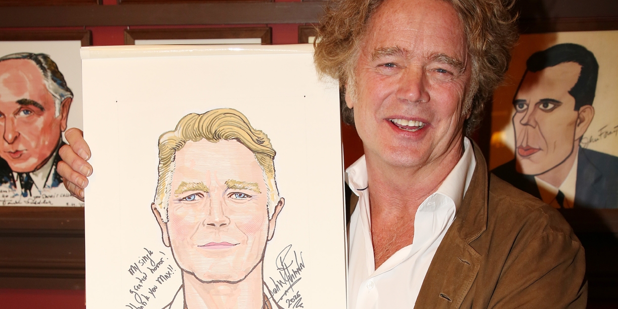 Photos: PERFECT CRIME's John Schneider Receives Sardi's Caricature Photo