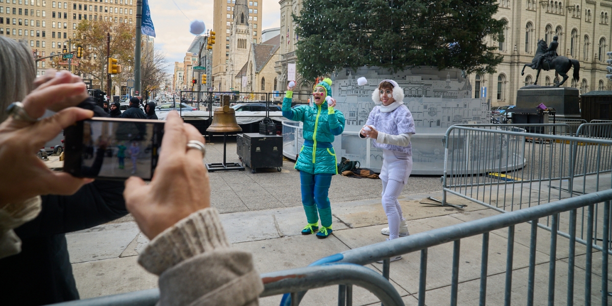 Photos: Cirque Du Soleil's TWAS THE NIGHT BEFORE Visits City Hall's Philly Holiday Tree Photo