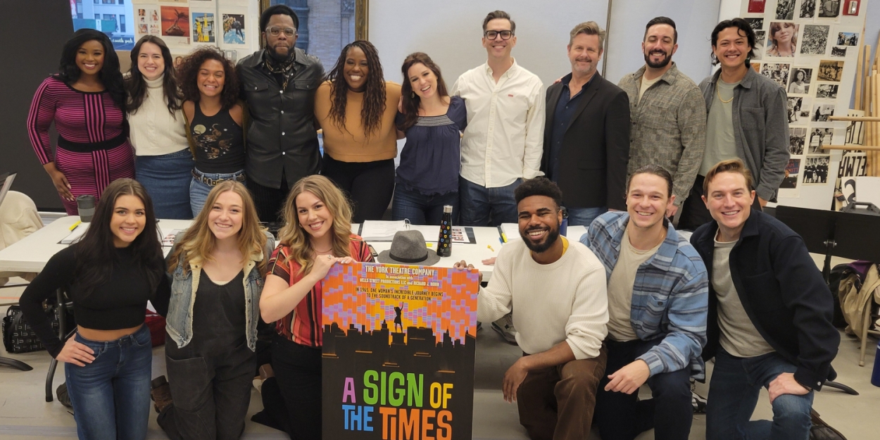 Photo: Rehearsals Begin for A SIGN OF THE TIMES at New World Stages Photo