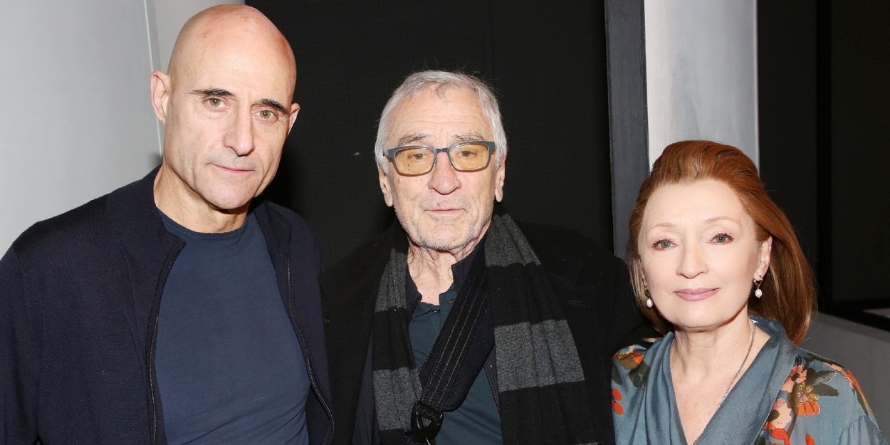 Photos: Robert DeNiro Visits OEDIPUS on Broadway Starring Mark Strong and Lesley Manville Photo