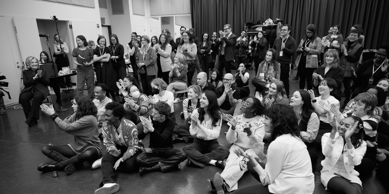 Photos: Hillary Clinton Joins the Cast of SUFFS For First Rehearsal Photo