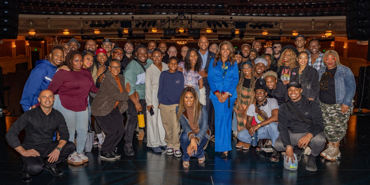 Photos: Maryland Governor and First Lady Visit THE WIZ and Invite the Cast to Their Home Photo