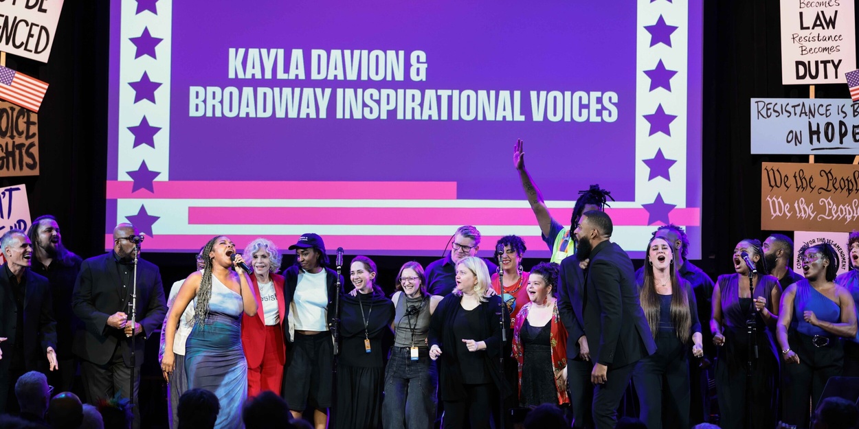 Photos/Videos: Broadway Inspirational Voices, Kayla Davion, Jenn Colella & More at RISE UP, SING OUT: A CONCERT FOR THE FIRST AMENDMENT