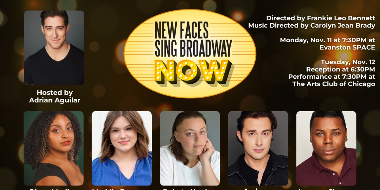 Cast Set for NEW FACES SING BROADWAY NOW at Porchlight Music Theatre  Image