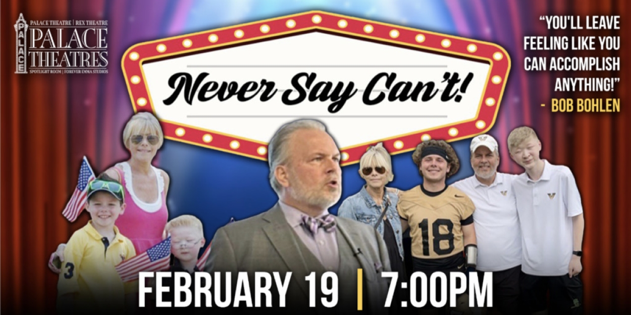 Brian Moses to Perform Solo Show NEVER SAY CAN'T at Palace Theatre In February  Image