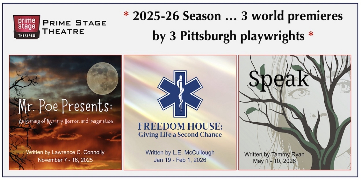 Prime Stage Theatre 2025-26 Season Features Three World Premieres by Pittsburgh Playwright Photo