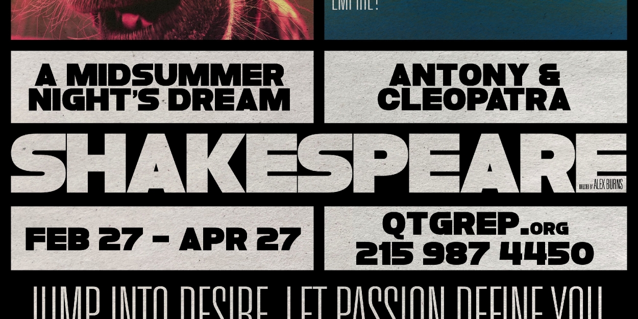 Quintessence Theatre To Present A MIDSUMMER NIGHT'S DREAM and ANTONY AND CLEOPATRA  Image