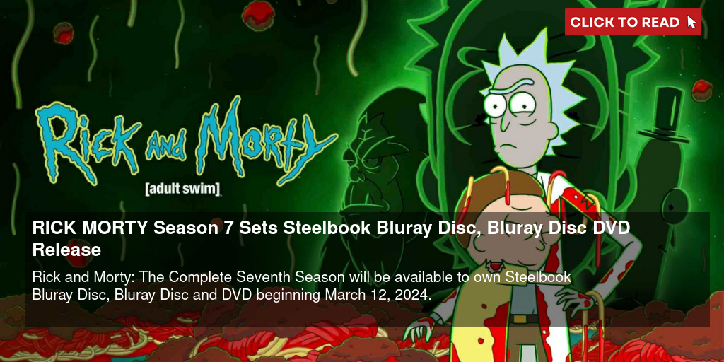 Rick and Morty: The Complete Seventh Season (Limited Edition Steelbook  Blu-ray) 