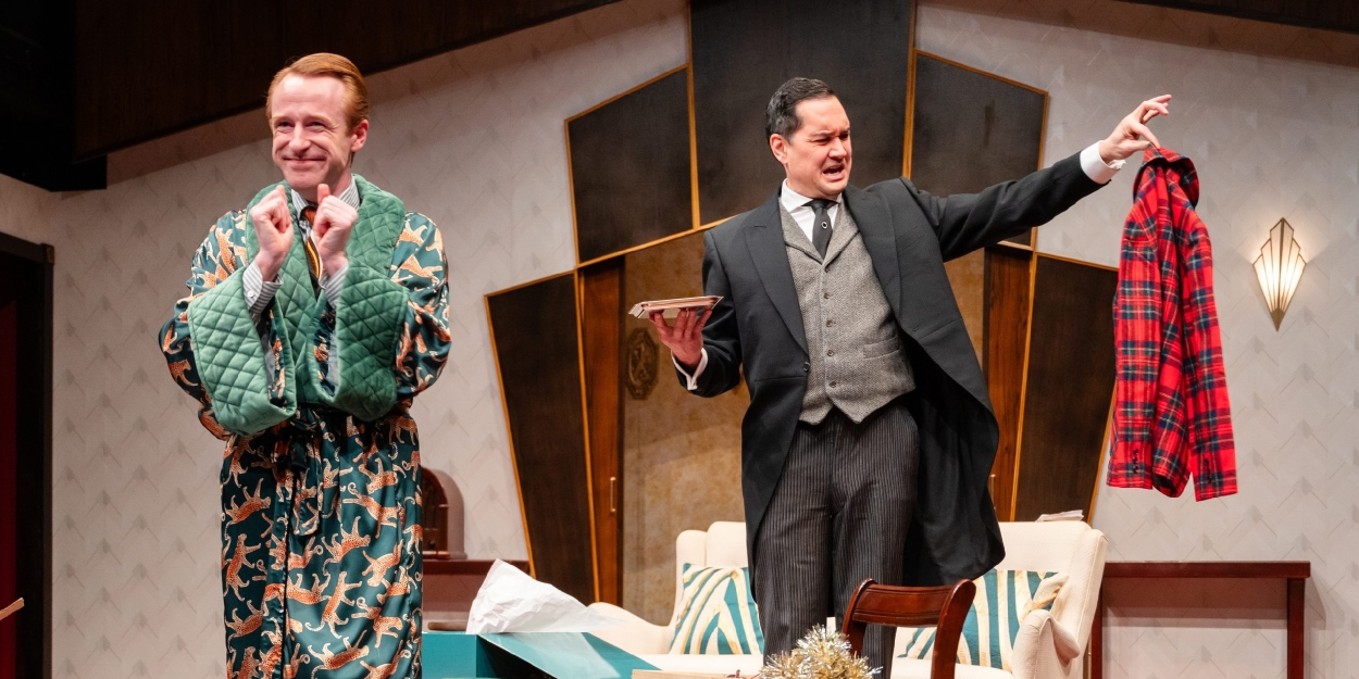 Review: HAPPY CHRISTMAS, JEEVES at Taproot Theatre  Image