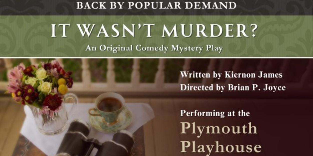 Review: IT WASN'T MURDER? - AN ORIGINAL COMEDY MYSTERY at Plymouth Playhouse